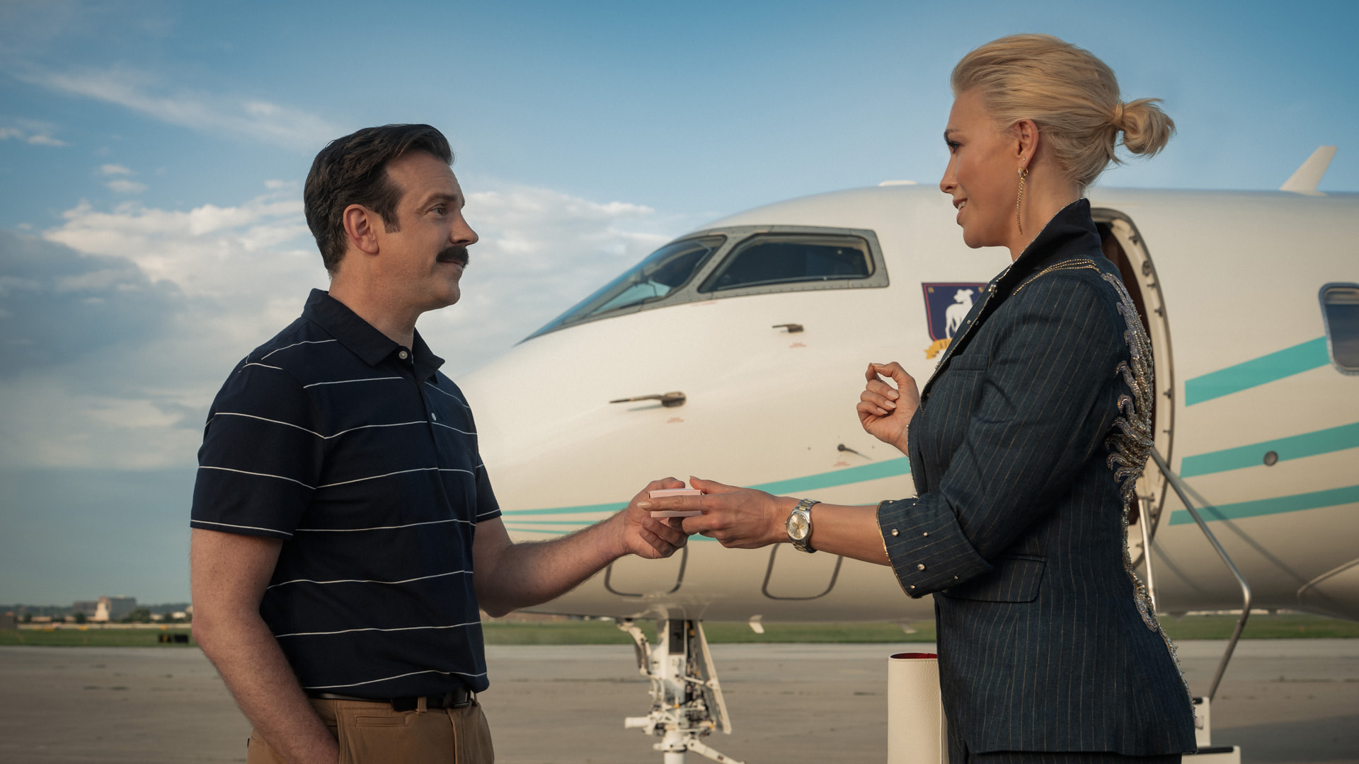 Ted Lasso 4a. Temporada: Jason Sudeikis e Hannah Waddingham