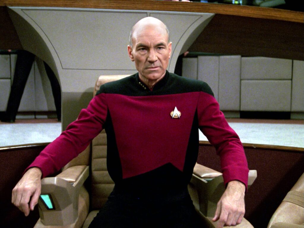O capitão Jean-Luc Picard