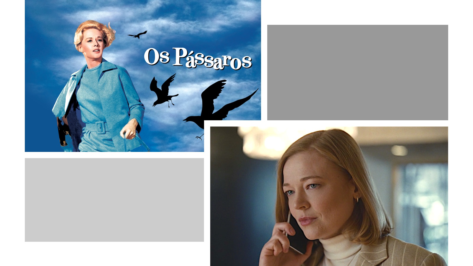 Sarah Snook na nova versão de Os Pássaros